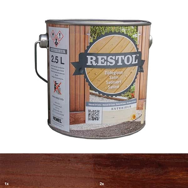 Restol | Houtolie | Hardhoutbruin | zijdeglans | 2,5L
