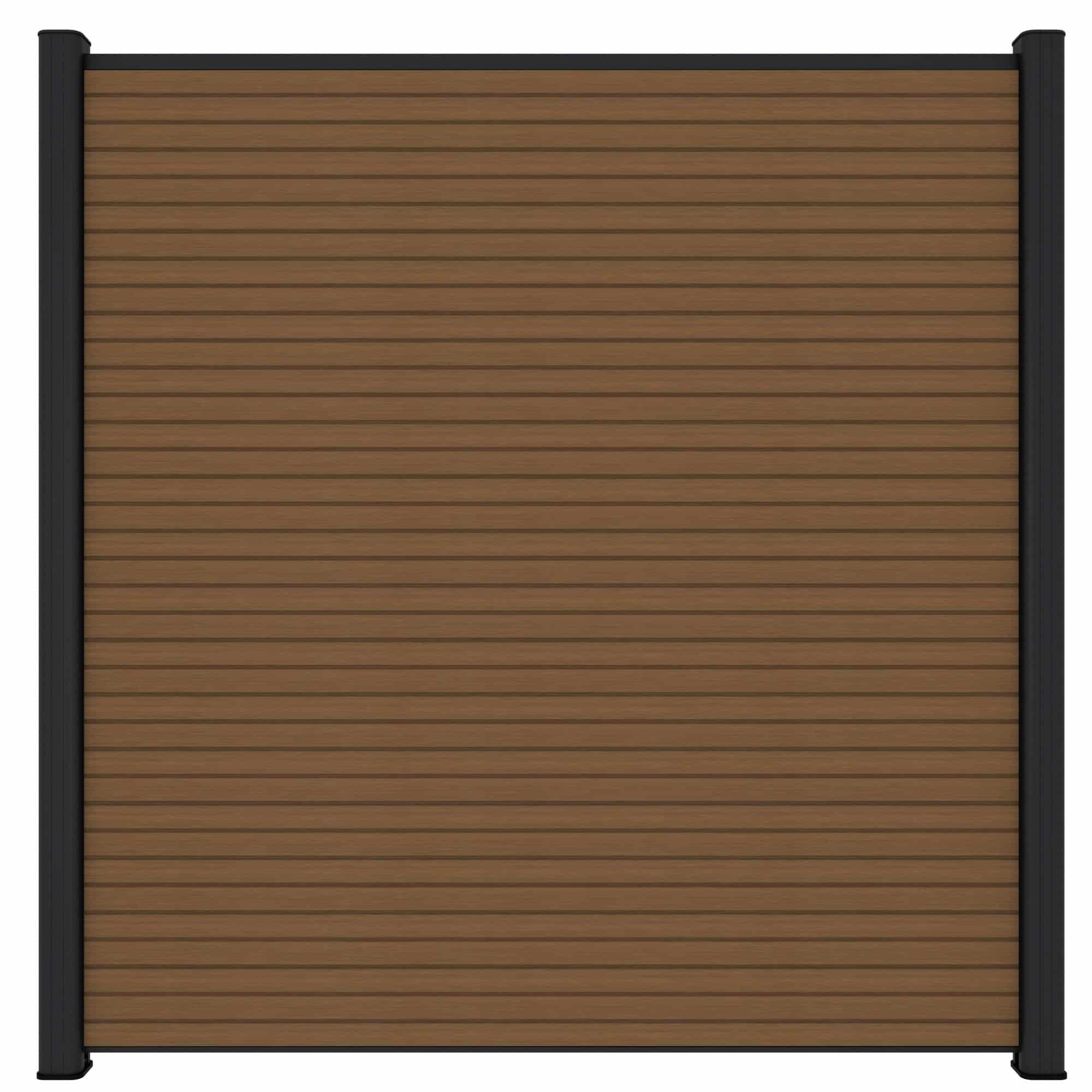 NewTechWood | Co-extrusie composiet scherm Triple | 180x180cm | Teak