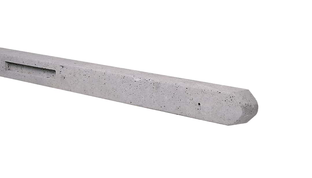 Beton | tussenpaal stampbeton | 10x10x280cm | grijs