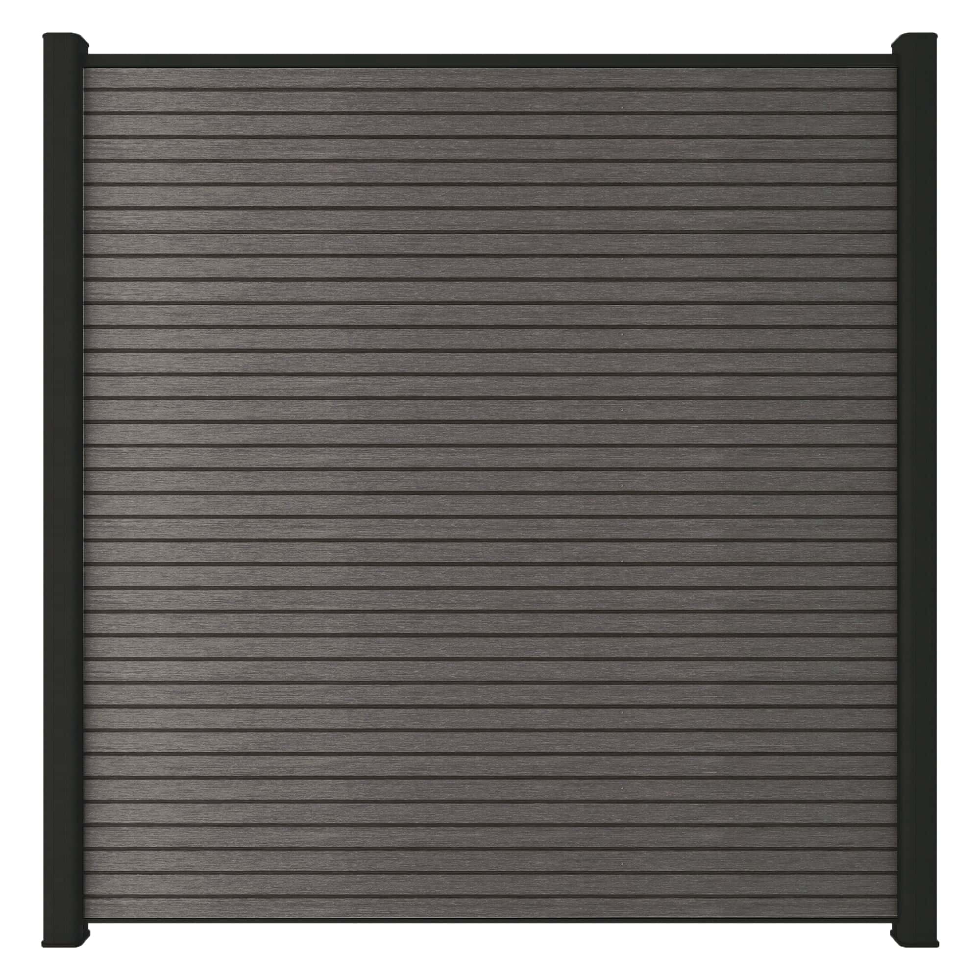 NewTechWood | Co-extrusie composiet scherm Triple | 180x180cm | Silver Gray