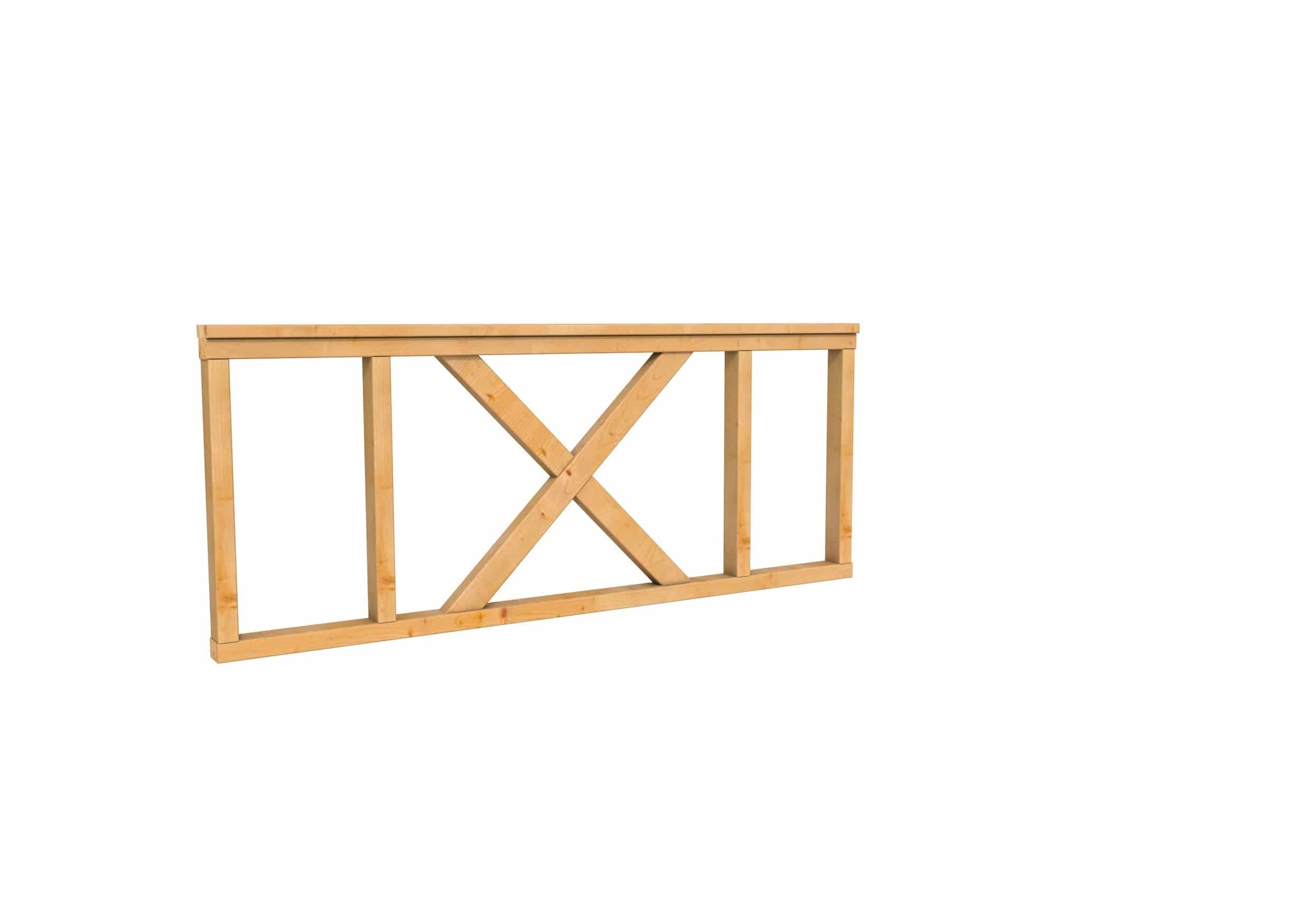 Douglas | hek met kruis type A | 178,5x73cm | onbehandeld