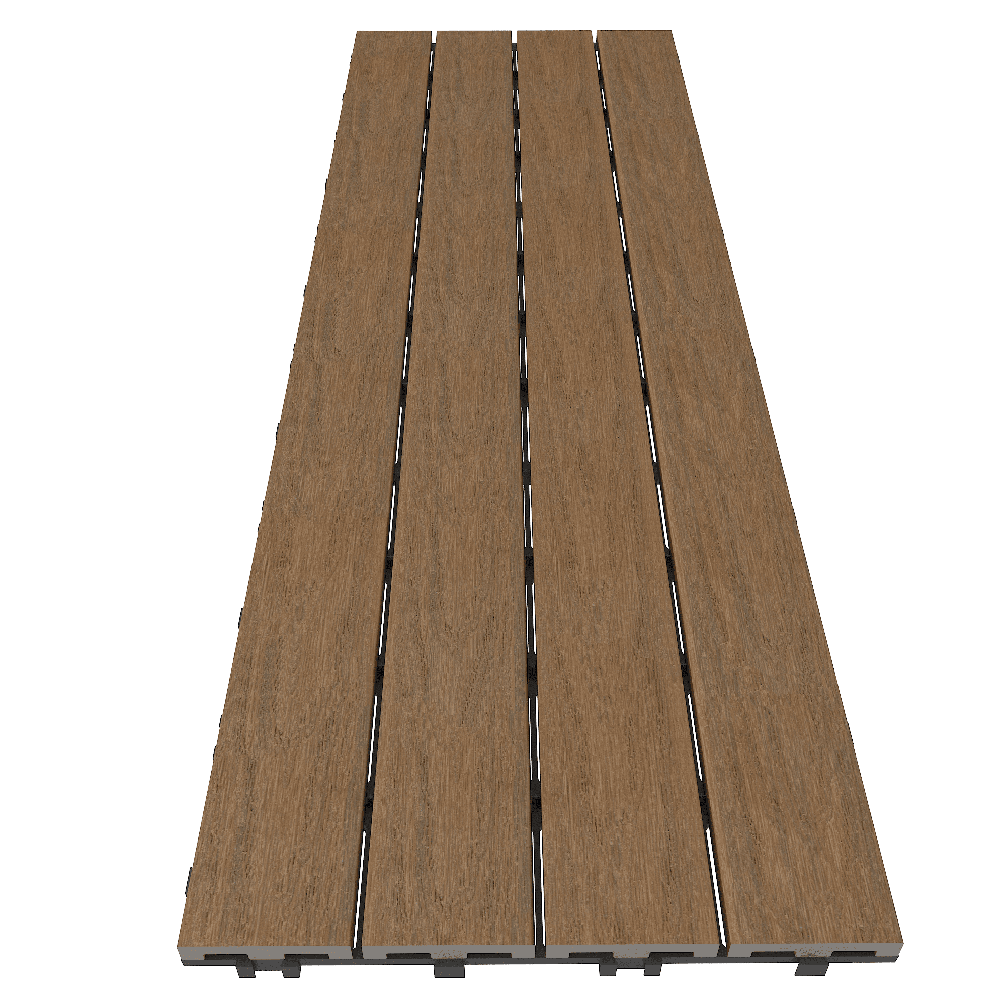 NewTechWood HKC kliktegel | 30x90cm | Teak