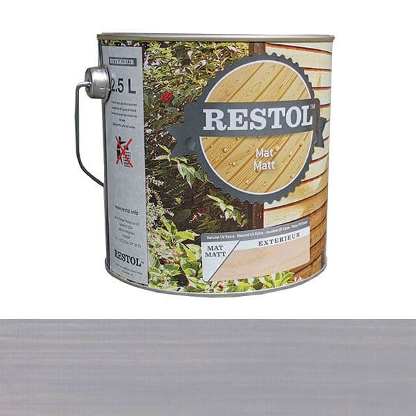 Restol | Houtolie | Lichtgrijs | mat | 2,5L
