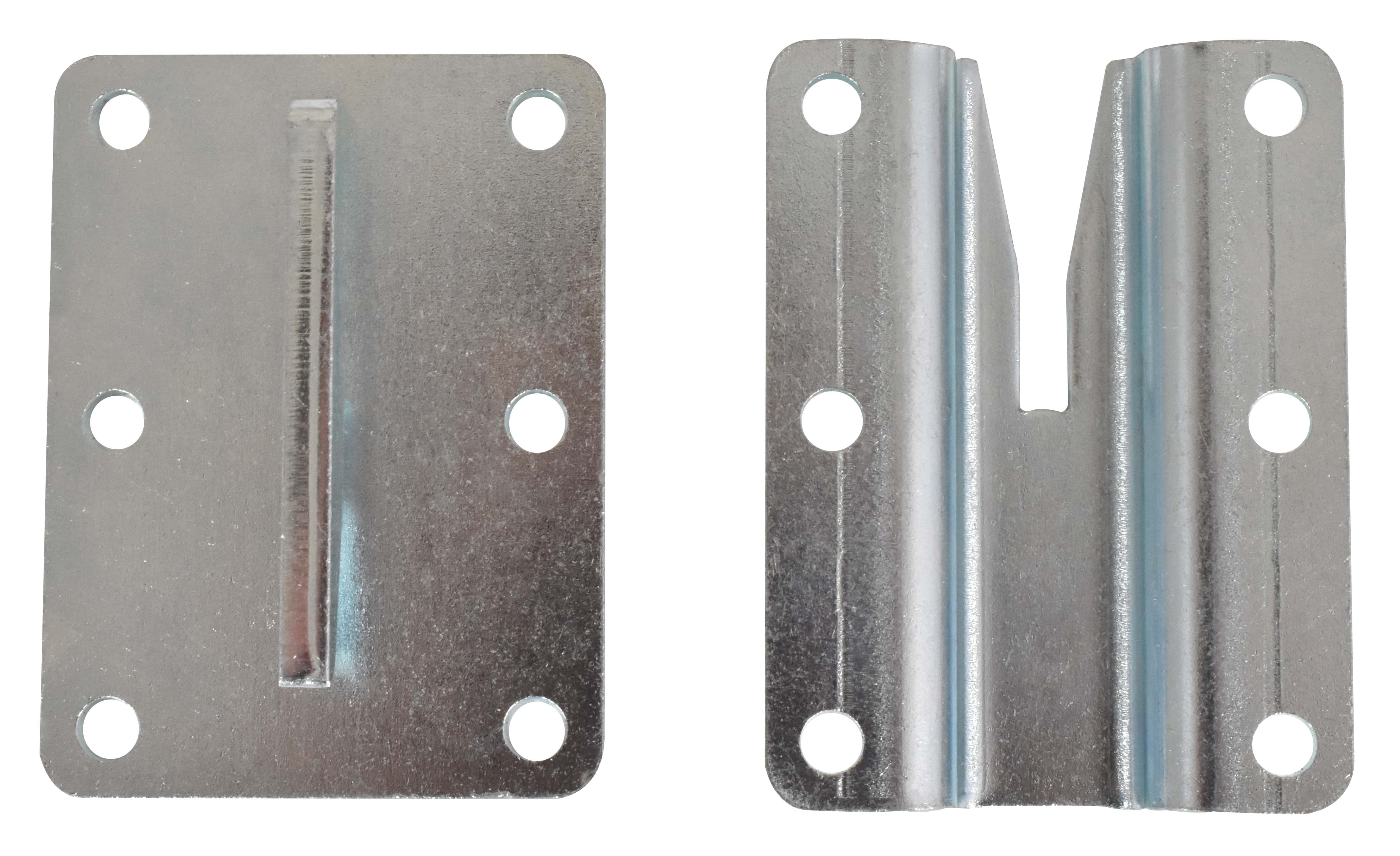 Pitzl wandverbinder | grondplaat+inhanghaak | 60x80x5mm