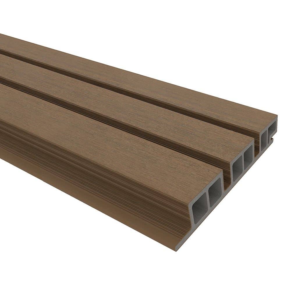 NewTechWood | wand bekleding castellation | 50 profiel | 2,5x19,6x290cm | Teak