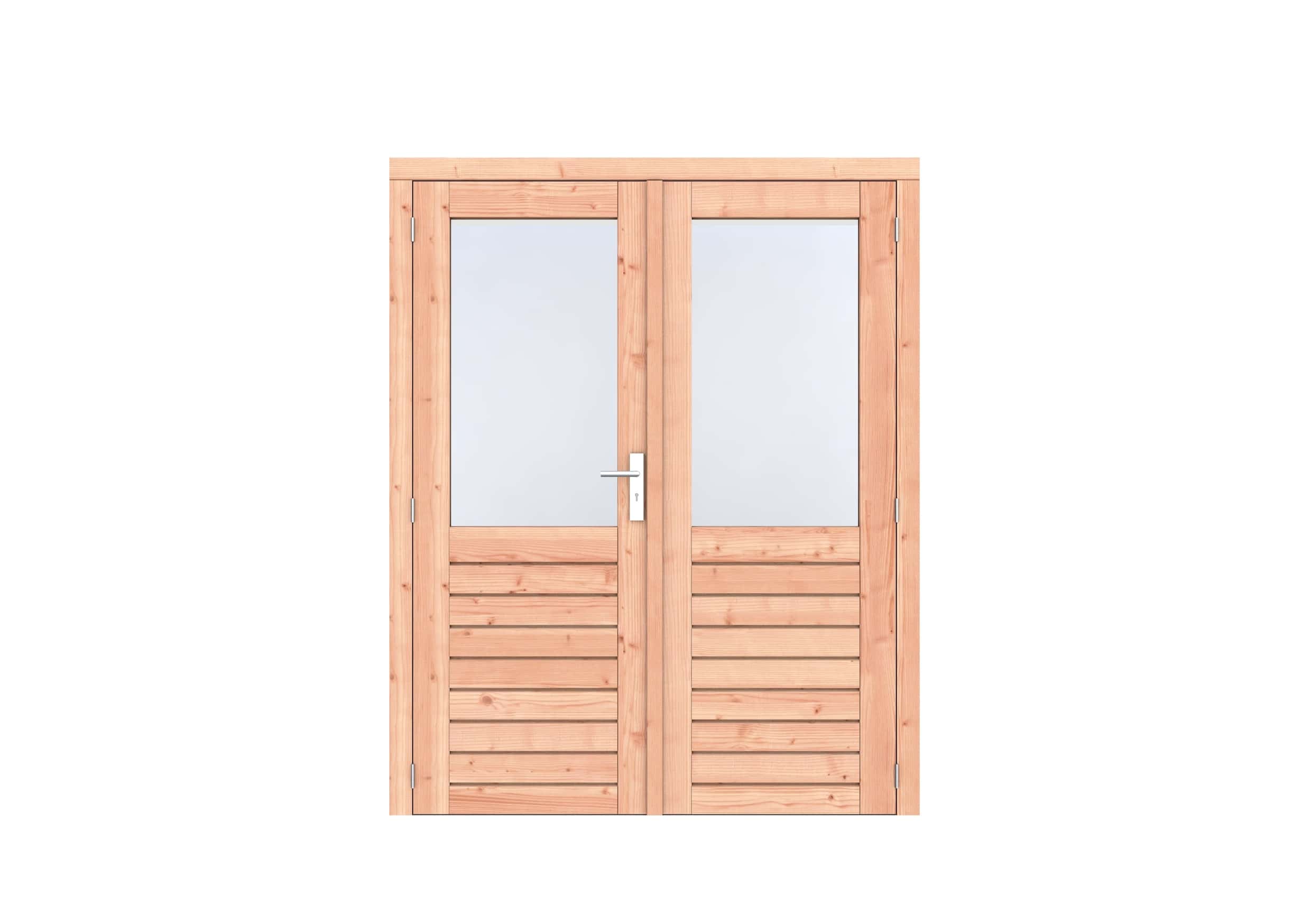 Douglas 1-ruits dubbele deur Prestige | 168x209cm | onbehandeld
