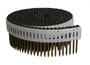 Rolnagels | 2,5-2,7x40mm | bollenskop gevlakt | RVS | zwart 9005 | 200st.