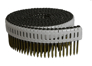 Rolnagels | 2,5-2,7x50mm | bollenskop gevlakt | RVS | zwart 9005 | 200st.