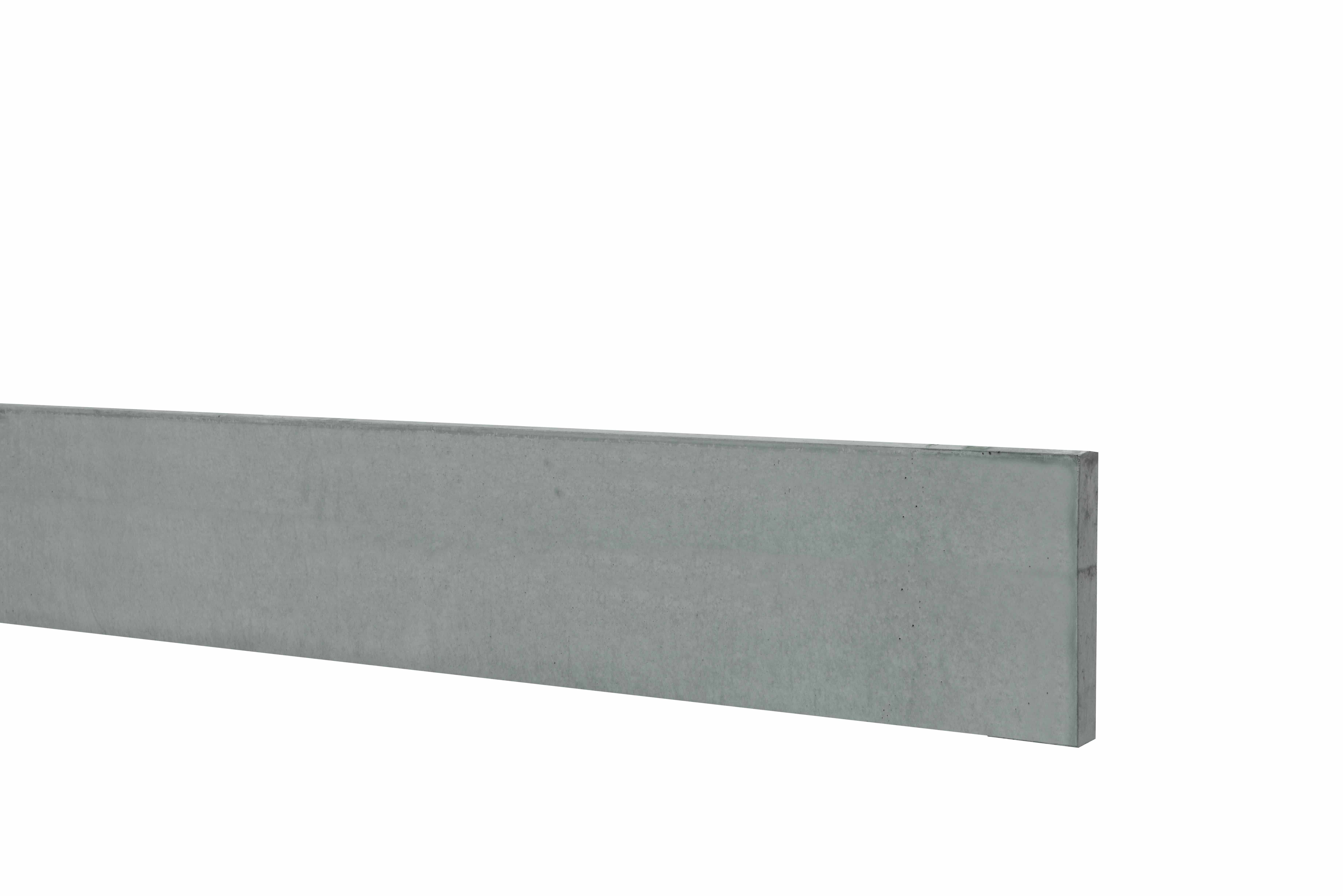 Betonplaat | glad | 24x3,5x224cm | grijs | ongecoat