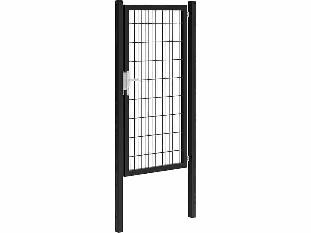 Hillfence metalen poort Premium-line incl. slot | 100x180cm | zwart