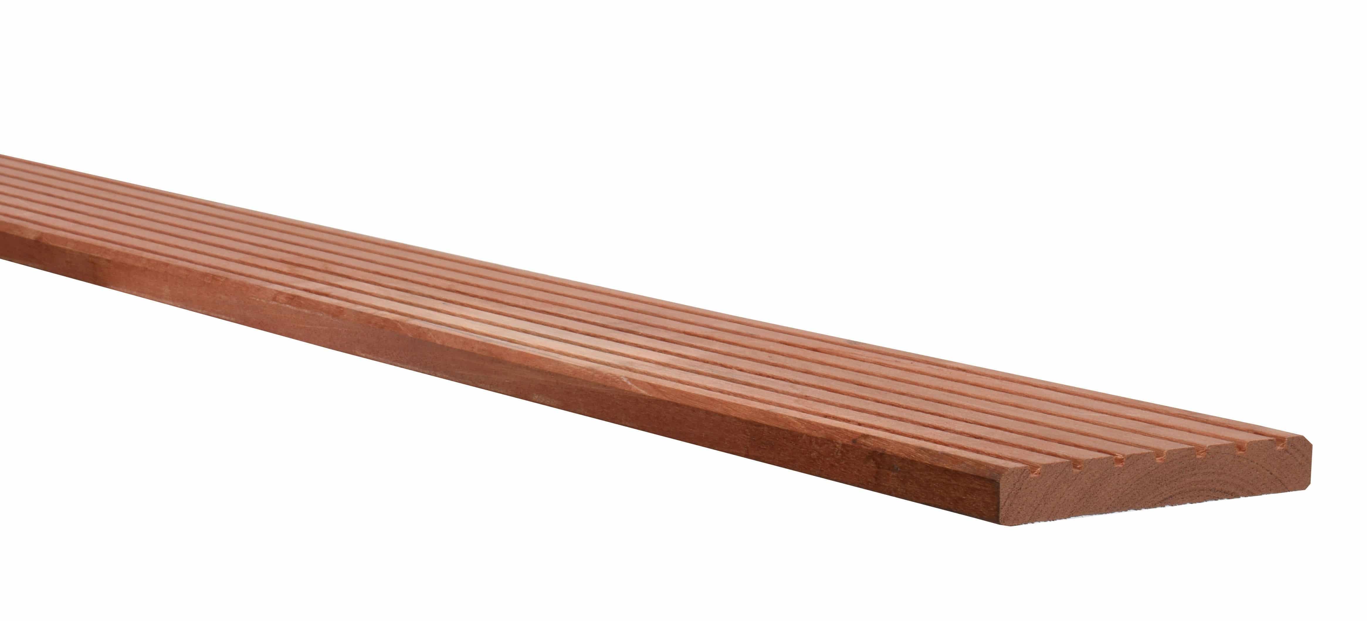 Bangkirai | vlonderplank | geprofileerd | 21x145mm | 7 groeven