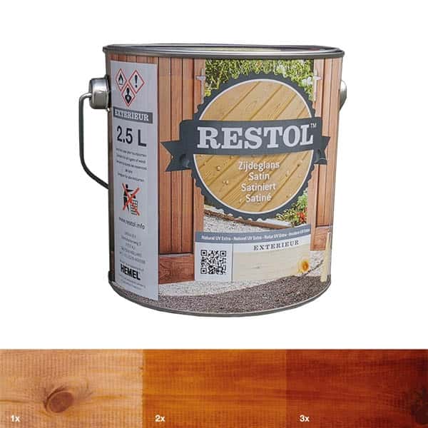 Restol | Houtolie | Bruin | zijdeglans | 5L