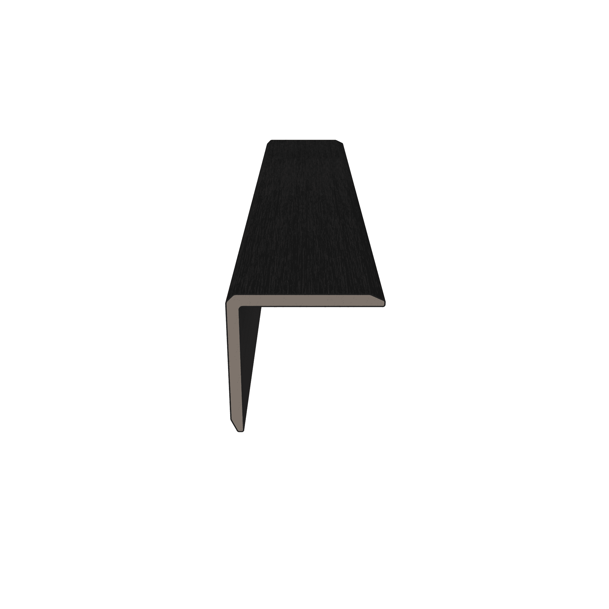 NewTechWood HKC hoekprofiel | 5,5x5,5x300cm | Ebony zwart