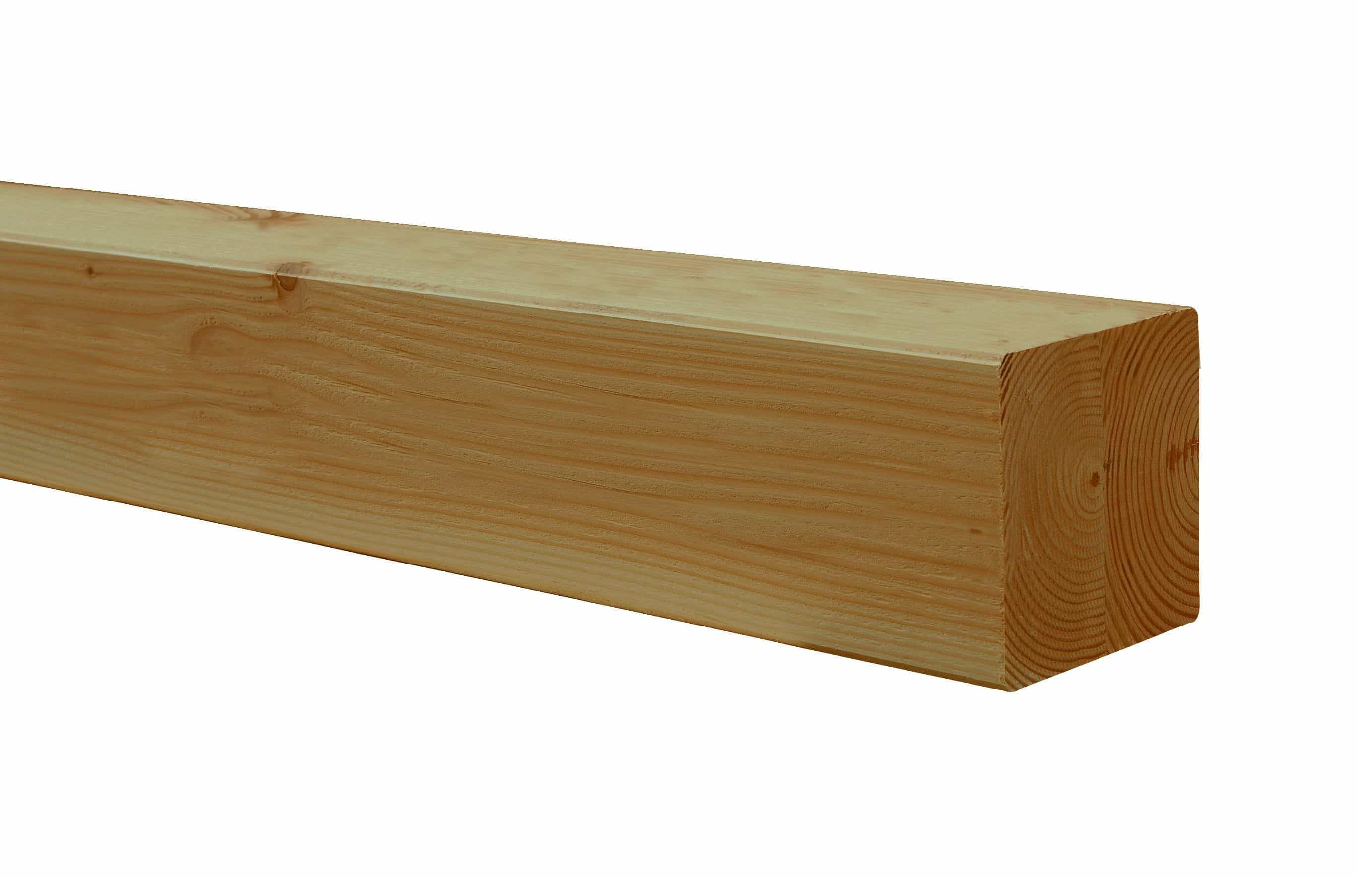 Douglas | paal duplo verlijmd | 14x14x400cm | geschaafd | groen geïmpregneerd