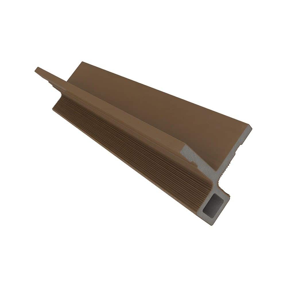 NewTechWood | hoekprofiel castellation t.b.v. wand bekleding | 7x8x300cm | Teak