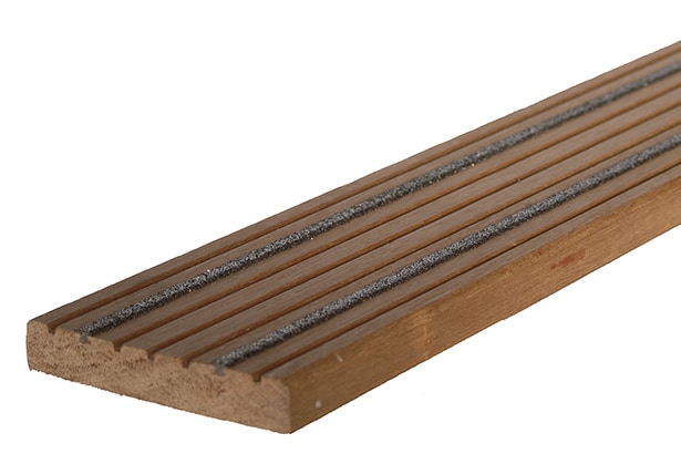 Bangkirai vlonderplank | incl. 2 groeven Woodgrip | 21x145mm