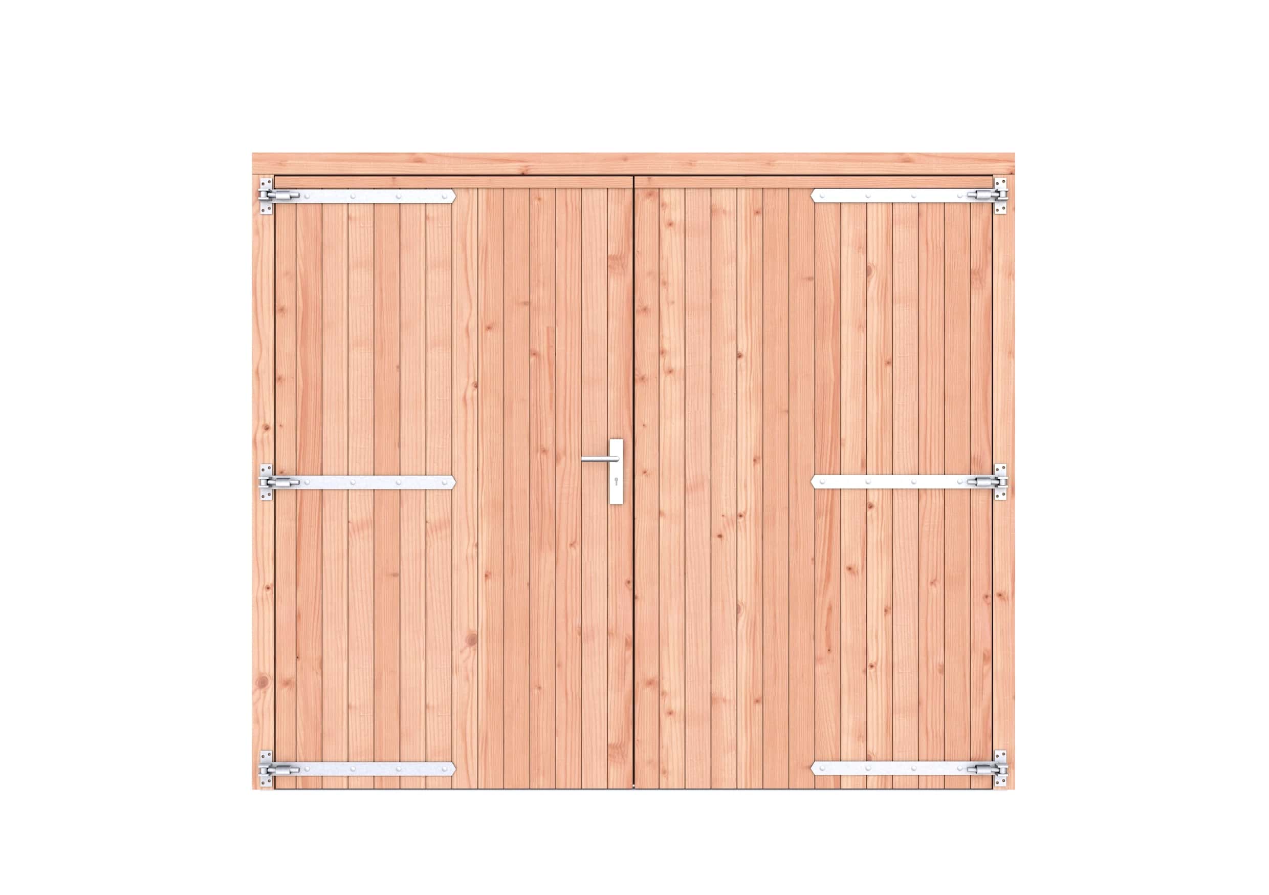 Douglas dichte dubbele deur | 250x209cm | onbehandeld