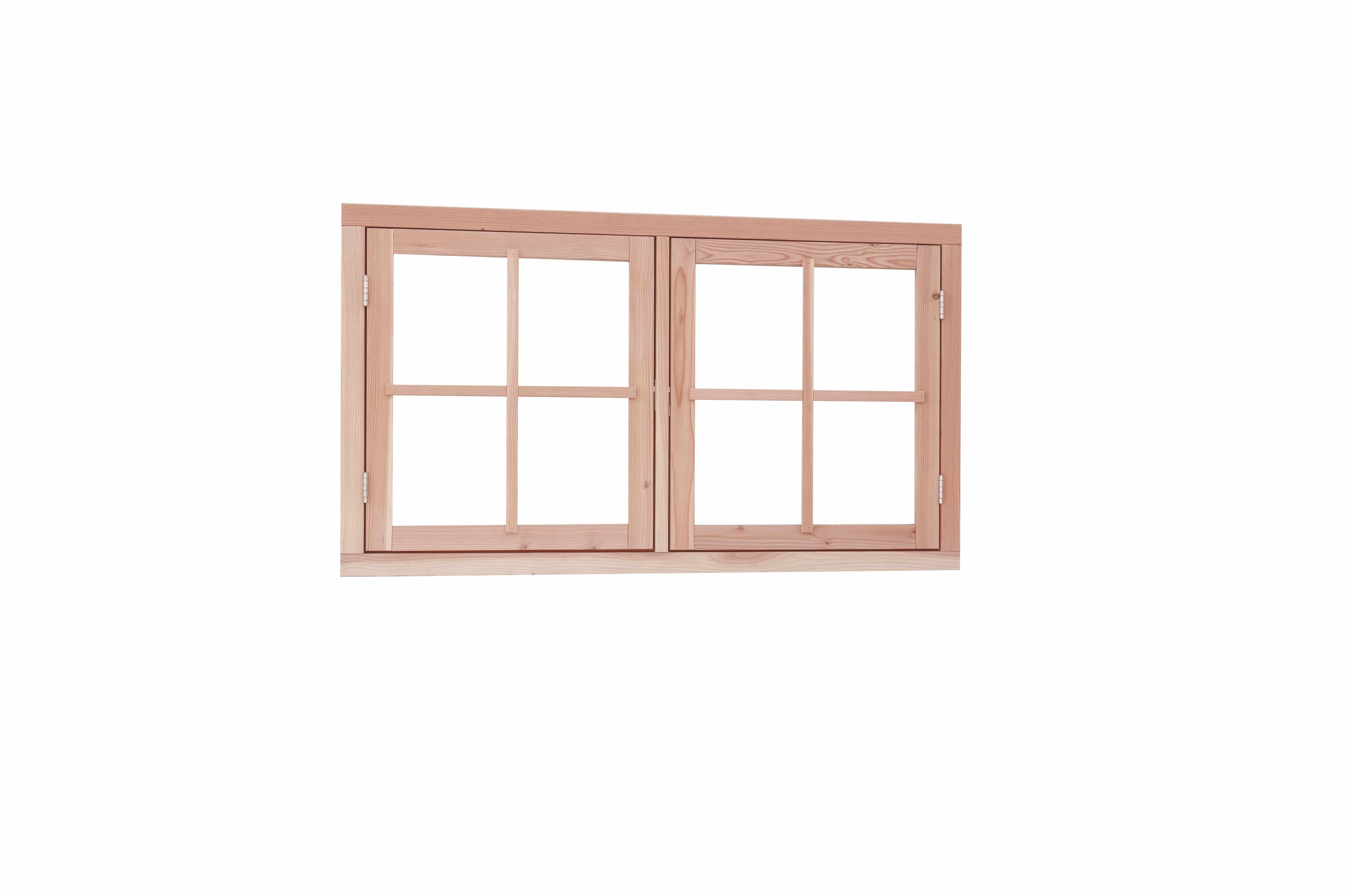 Douglas | dubbel uitzetraam| 141,2x83,7cm | onbehandeld
