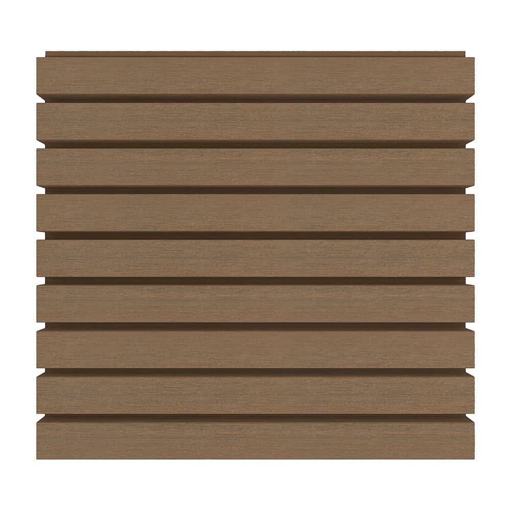NewTechWood | wand bekleding castellation | 50 profiel | 2,5x19,6x290cm | Teak