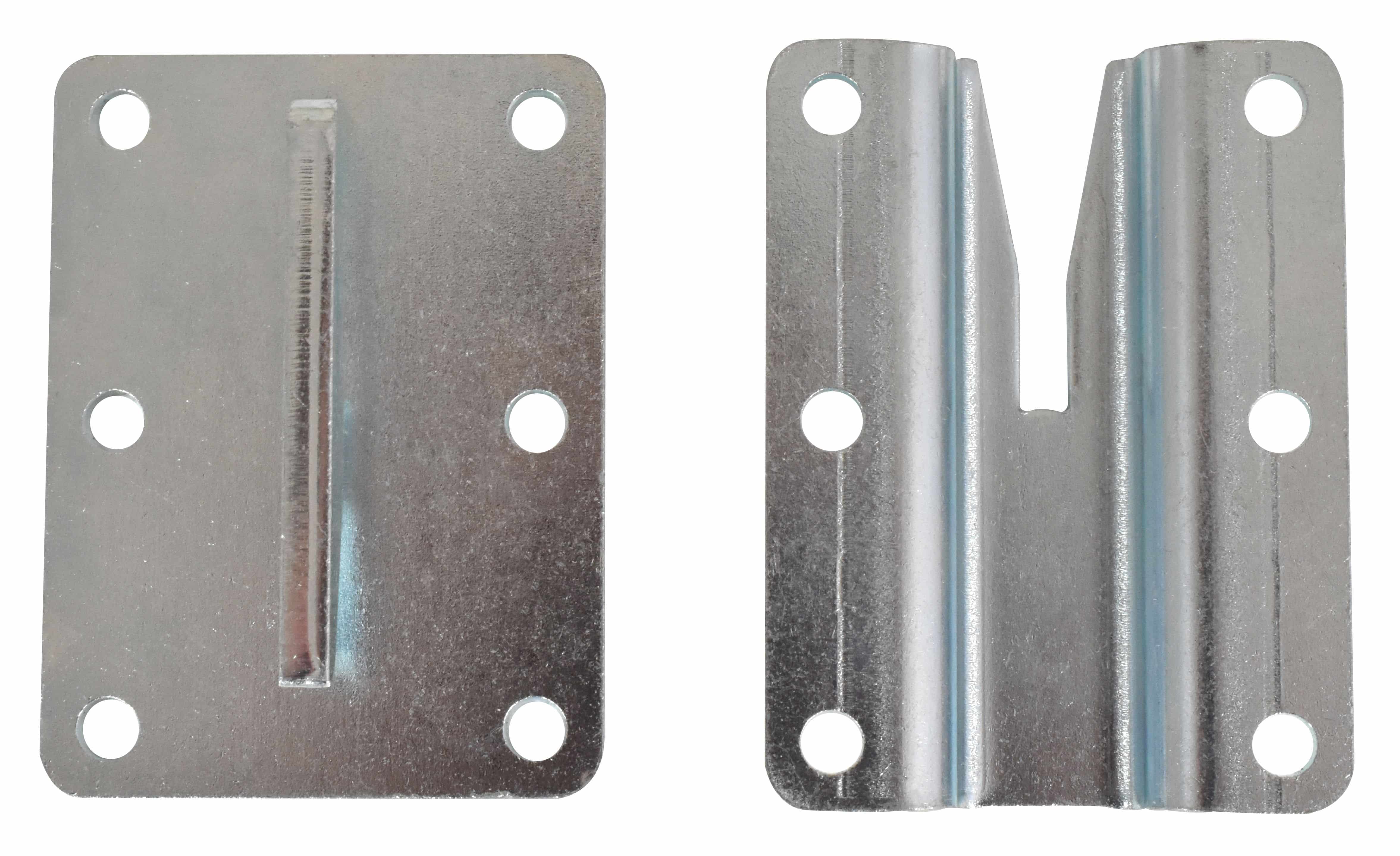 Pitzl wandverbinder | grondplaat+inhanghaak | 60x80x5mm