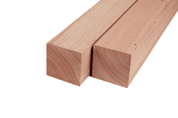 Douglas | paal | vers gezaagd | geschaafd | 90x90mm