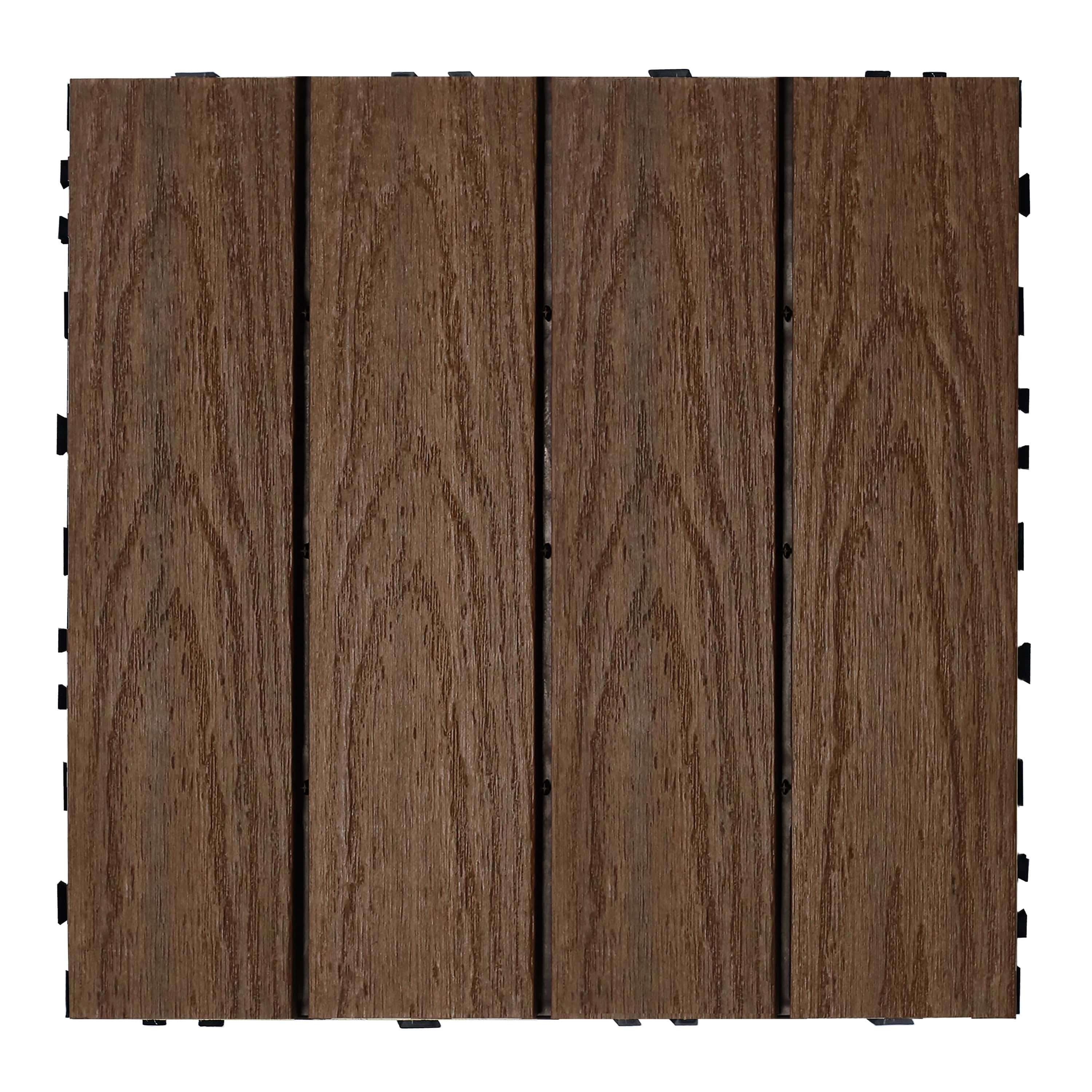 NewTechWood HKC kliktegel | 30x30cm | Ipé