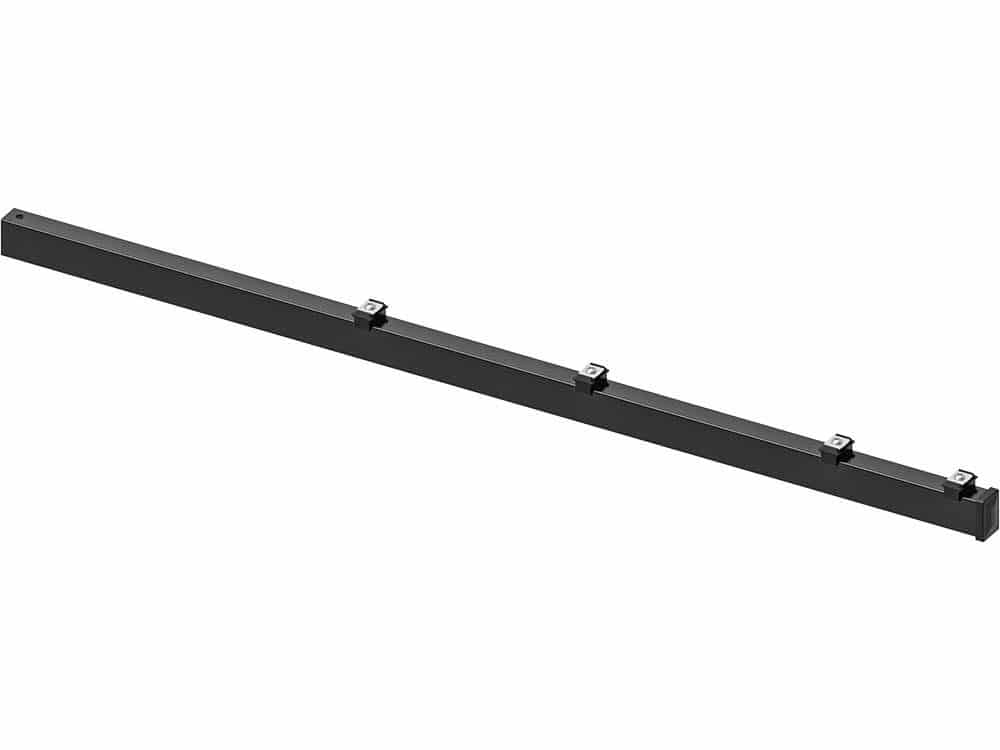 Hillfence metalen paal | incl. aansluitingset en afdekkap | 6x4x160cm | zwart