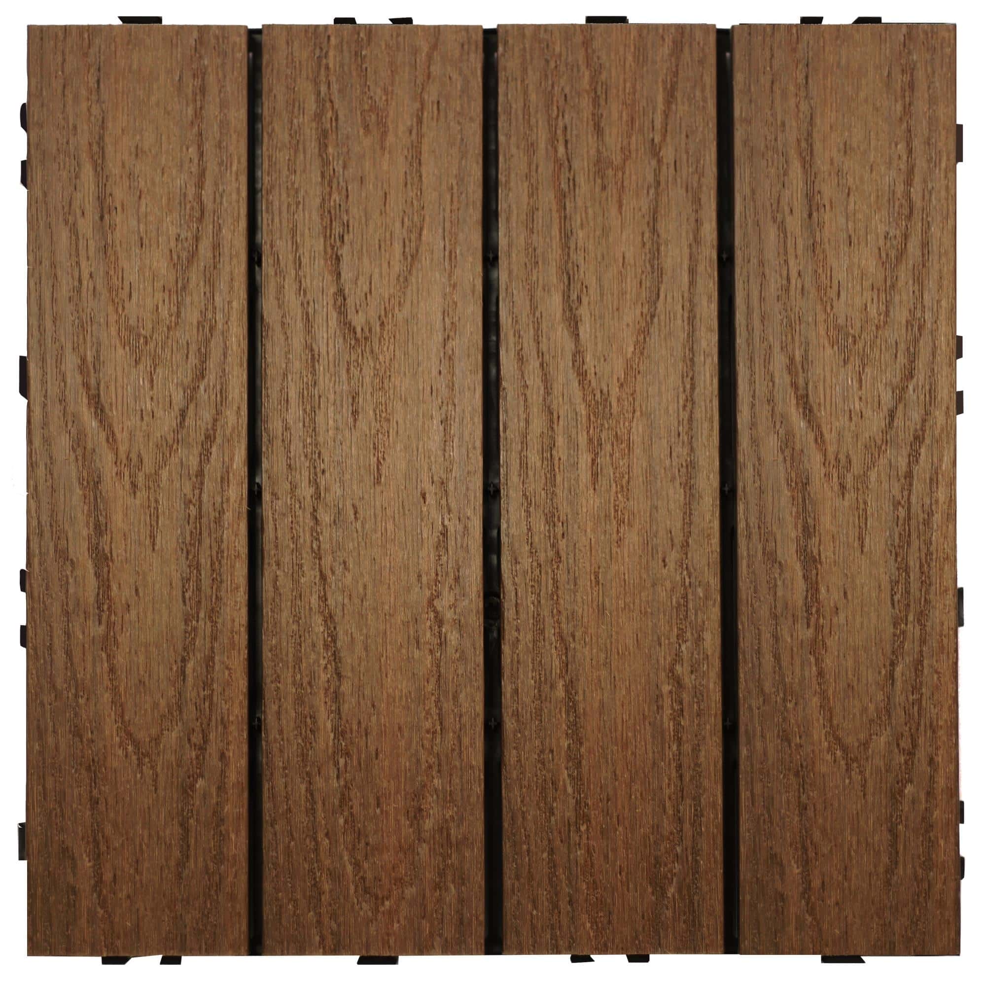 NewTechWood HKC kliktegel | 30x30cm | Teak