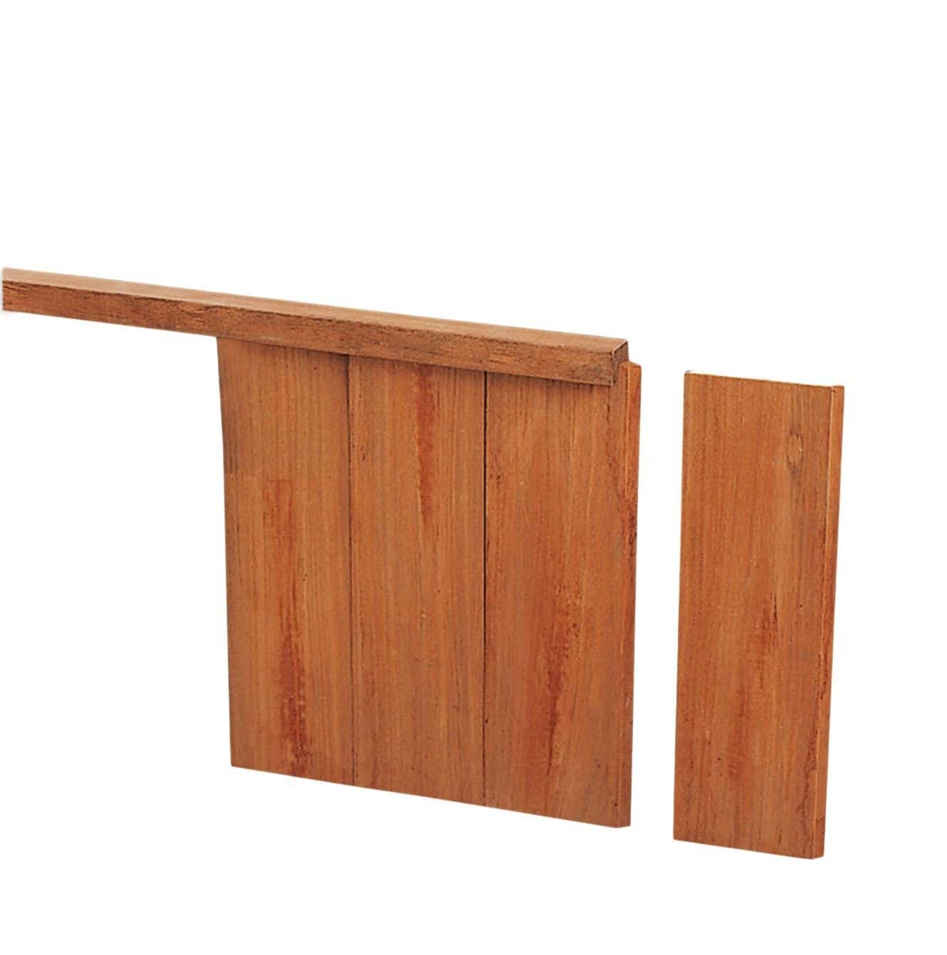 Azobé hardhout | damwand | 3,0x20,0x300cm (werkend 18,5cm) | geschaafd