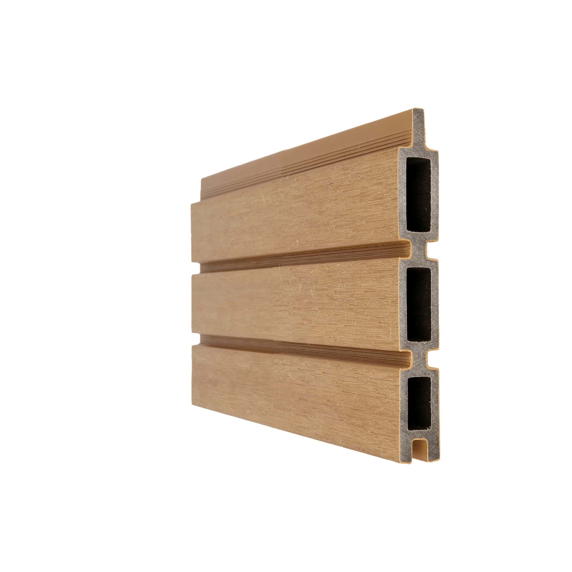 NewTechWood | Co-extrusie composiet Triple Rhombus schermplank | 2,1x16x180cm | Red Cedar