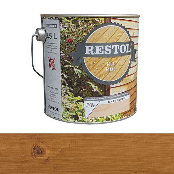 Restol | Houtolie | Bruin Naturel | mat | 2,5L