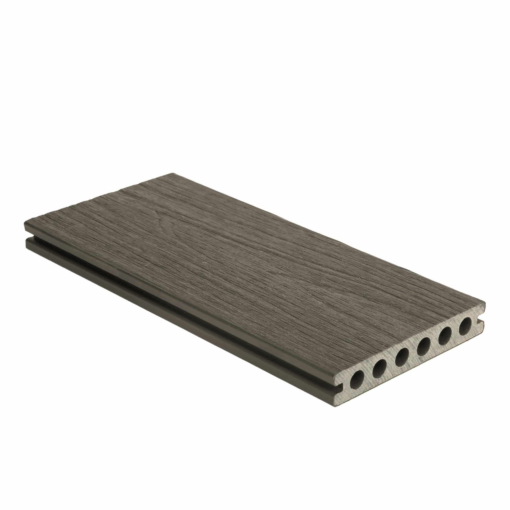 NewTechWood | dekdeel houtstructuur | 2,3x13,8x400cm | Silver Gray