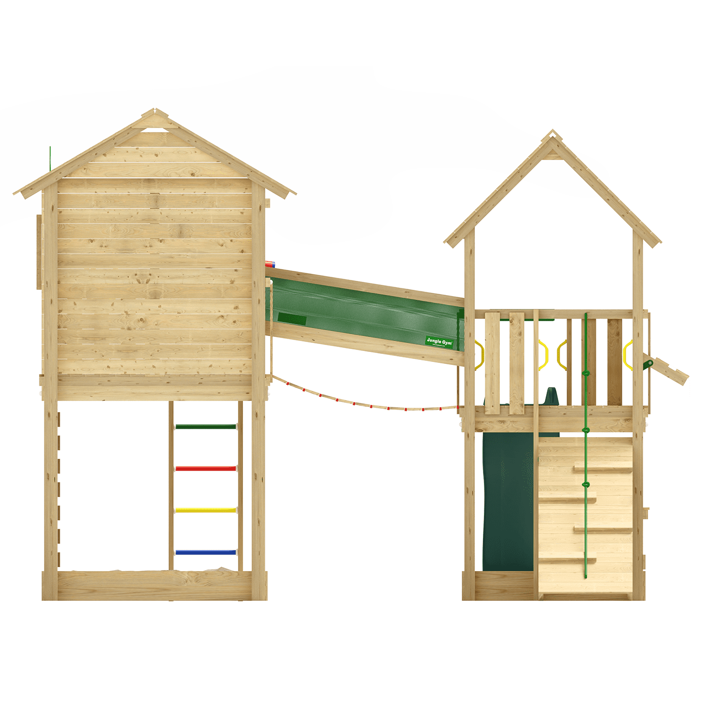 Grenen | speeltoestel Farsund | groen geïmpregneerd