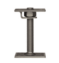 Pitzl paaldrager | compleet | M24 | H=330mm | opwaailip | losse moer