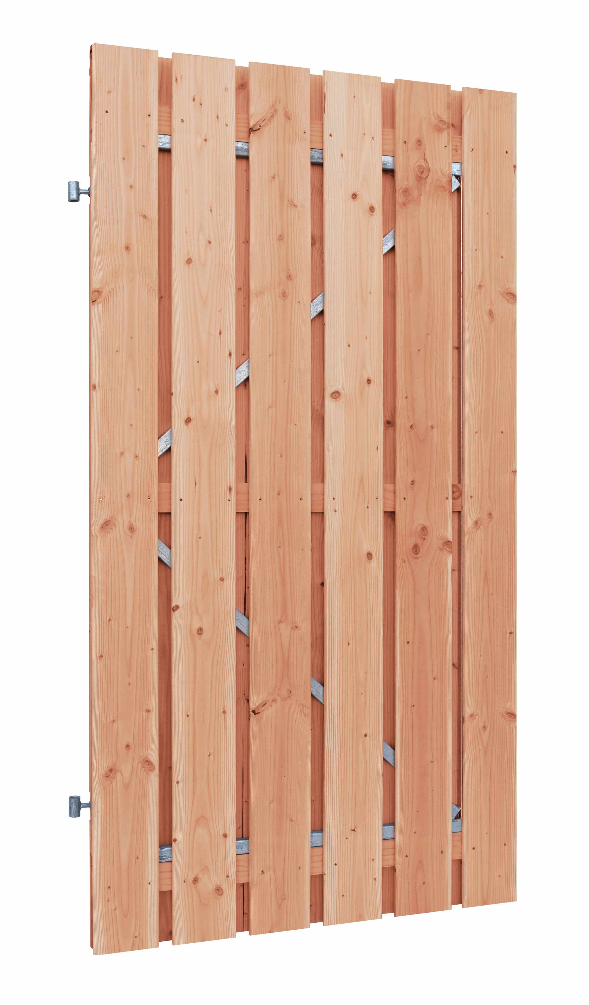 Redvision | schuttingdeur | 100x195cm | verstelbaar stalen frame | geschaafd